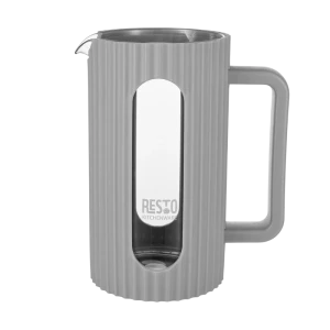 Cafetiera french press resto 90533, 1l, gri deschis Thumbnail 5