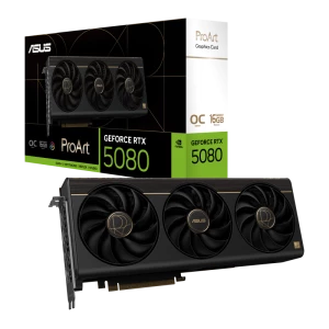 Placă Video ASUS PROART-RTX5080-O16G, 16GB GDDR7 256bit