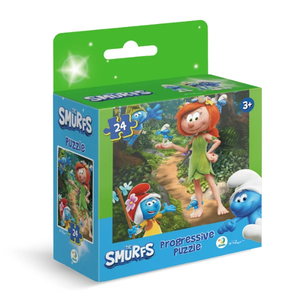 Puzzle "prințesa în pădure", seria smurfii, 24 elem. 3