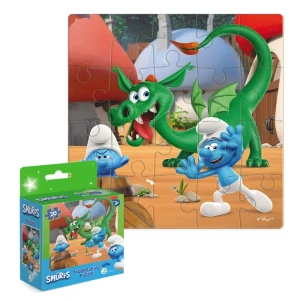 Puzzle "ascunselea cu dragonul", seria smurfii, 20 elem.
