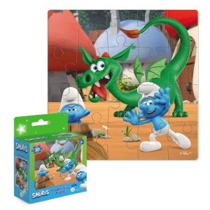 Puzzle "Ascunselea cu dragonul", seria Smurfii, 20 elem.