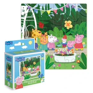 Puzzle "țara minunilor", seria peppa pig, 24 elem.