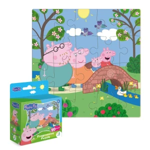 Puzzle "plimbare în parc", seria peppa pig, 20 elem.