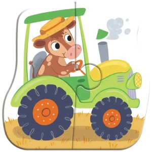 Puzzle 4 în 1 "transport", 13 elem. Thumbnail 4
