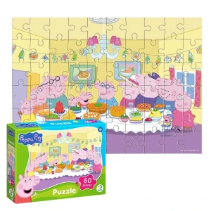 Puzzle "familia împreună", seria peppa pig, 60 elem.