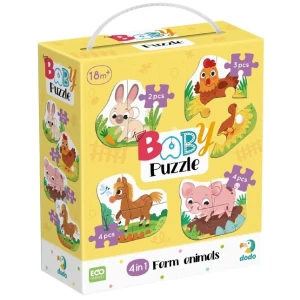 Puzzle 4 în 1 "animale de casă", 13 elem. Thumbnail 3
