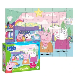 Puzzle "purcelușii și miei", seria peppa pig, 60 elem.