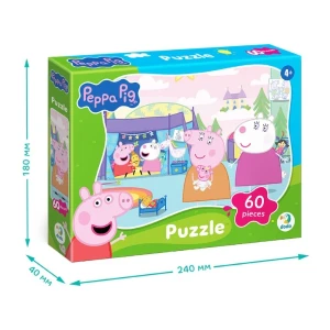 Puzzle "purcelușii și miei", seria peppa pig, 60 elem. Thumbnail 5