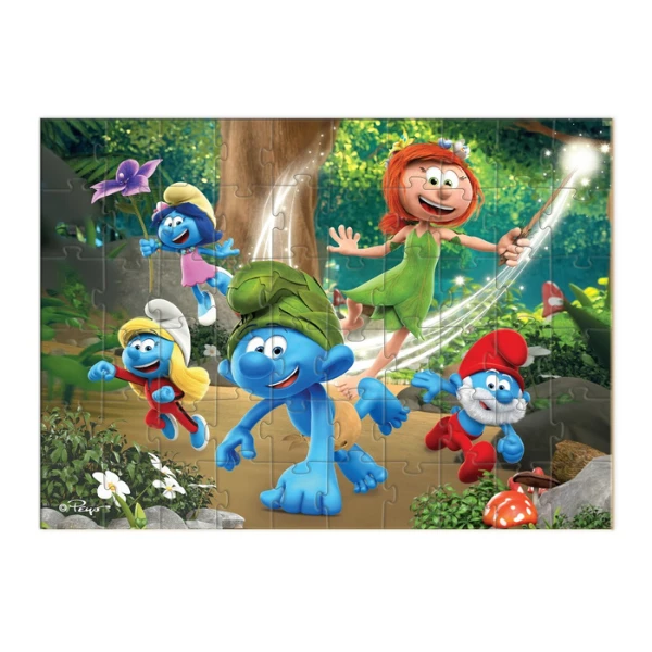 Puzzle "prințesa frunzuliță", seria smurfii, 60 elem. 2