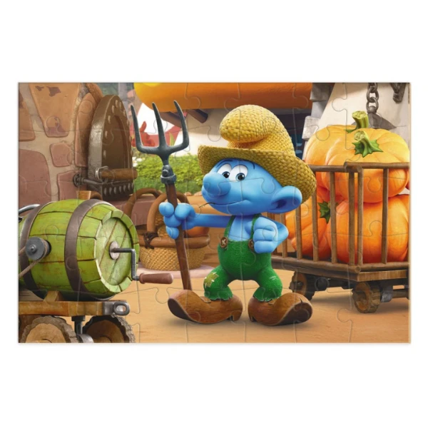Puzzle-mini "fermierul cu dovleci", seria smurfii, 35 elem. 2
