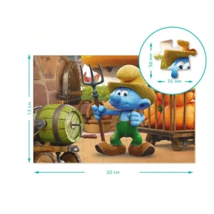 Puzzle-mini "fermierul cu dovleci", seria smurfii, 35 elem. Thumbnail 4