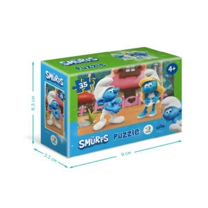 Puzzle-mini "romantic", seria smurfii, 35 elem. Thumbnail 5