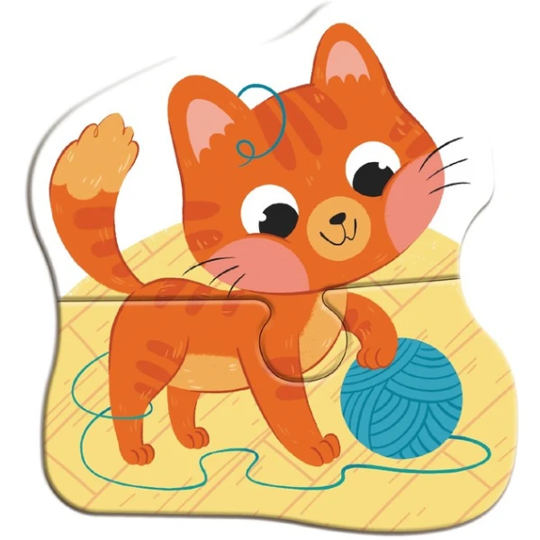Puzzle 4 în 1 "animale de casă", 13 elem. 4
