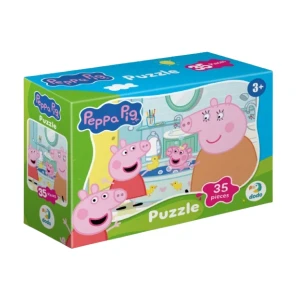 Puzzle-mini "rățuștele în baie", seria peppa pig, 35 elem.