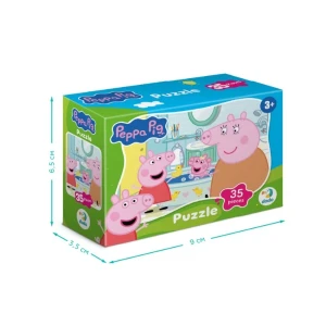 Puzzle-mini "rățuștele în baie", seria peppa pig, 35 elem. Thumbnail 5