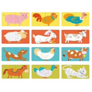 Puzzle "animale de casă", 24 elem. Thumbnail 2