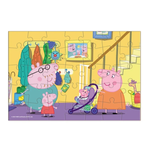 Puzzle-mini "la plimbare", seria peppa pig, 35 elem. 2