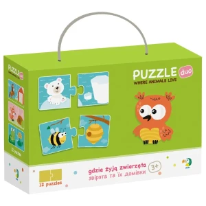 Puzzle "animalele și căsuțele lor", 24 elem. Thumbnail 3