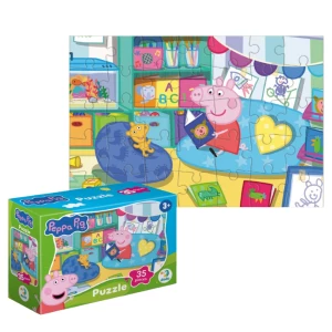 Puzzle-mini "Povești pentru ursuleț", seria Peppa Pig, 35 elem.