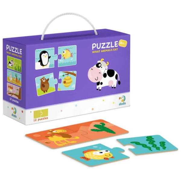 Puzzle "cine ce mănâncă", 24 elem. 4