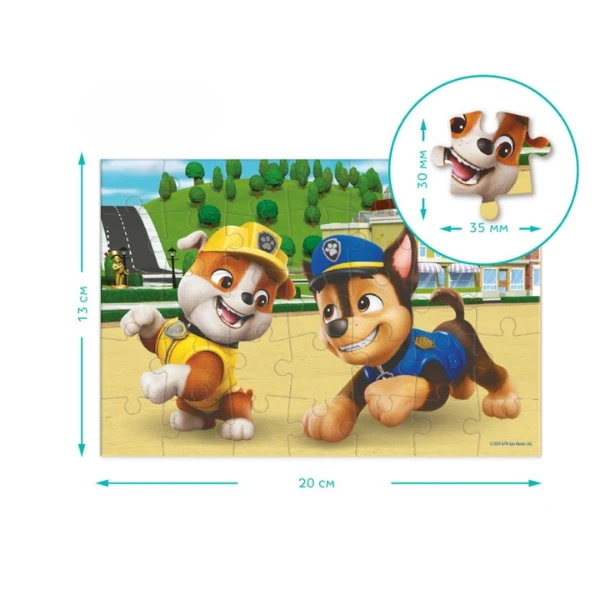 Puzzle-mini "rubble și chase", seria patrula cățelușilor, 35 elem. 4