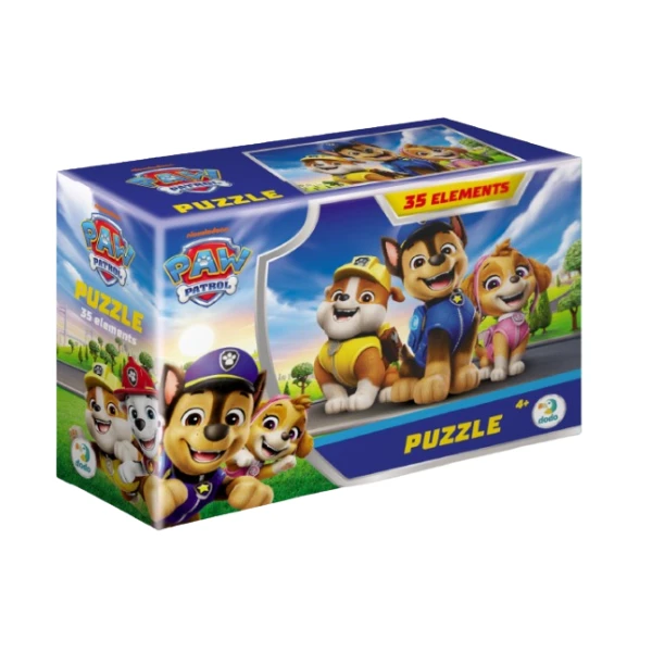 Puzzle-mini "zâmbim împreună", seria patrula cățelușilor, 35 elem. 3