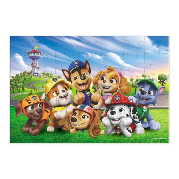 Puzzle-mini "întâlnire lângă turn", seria patrula cățelușilor, 35 elem. 2