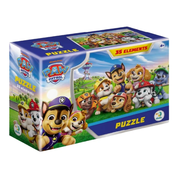 Puzzle-mini "întâlnire lângă turn", seria patrula cățelușilor, 35 elem. 3