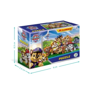 Puzzle-mini "întâlnire lângă turn", seria patrula cățelușilor, 35 elem. Thumbnail 5