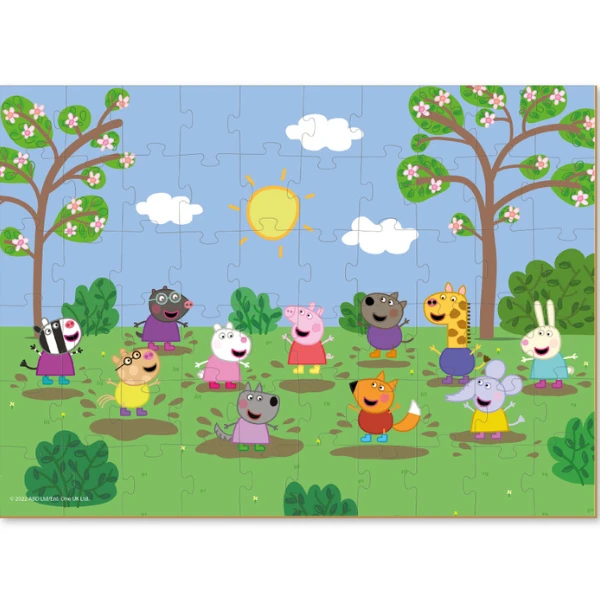 Puzzle "jocul cu prietenii", seria peppa pig, 60 elem. 2