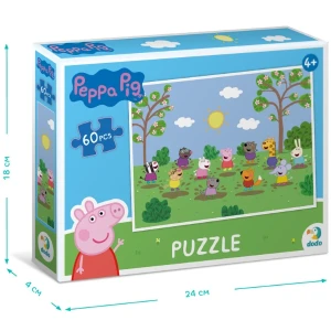 Puzzle "jocul cu prietenii", seria peppa pig, 60 elem. Thumbnail 5