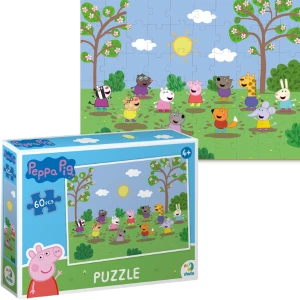 Puzzle "Jocul cu prietenii", seria Peppa Pig, 60 elem.