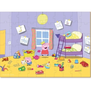 Puzzle "curățenie distractivă", seria peppa pig, 60 elem. Thumbnail 2