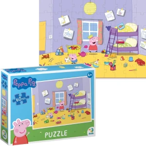 Puzzle "curățenie distractivă", seria peppa pig, 60 elem.