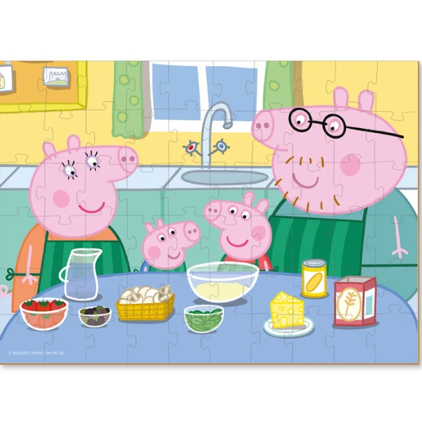 Puzzle "gătim împreună", seria peppa pig, 60 elem. 2