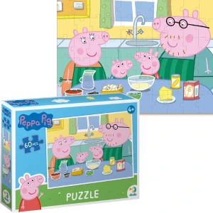 Puzzle "gătim împreună", seria peppa pig, 60 elem.