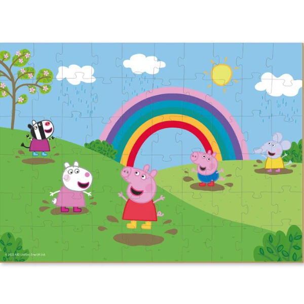 Puzzle "distracție în ploaie", seria peppa pig, 60 elem. 2
