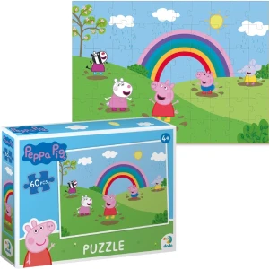 Puzzle "distracție în ploaie", seria peppa pig, 60 elem.