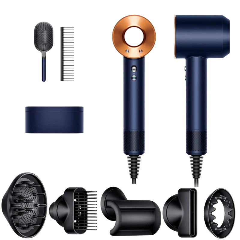 Фен dyson hd07 gift edition, 1600вт, prussian blue | rich copper 3