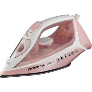 Утюг polaris pir 2497ak, 2400вт, розовый