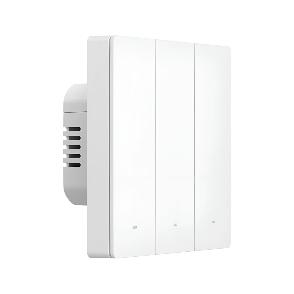 Sonoff zigbee умный настенный выключатель switchman m5 3-клавишный (нейтральный провод опционально), белый 3