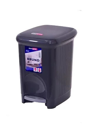 Cos gunoi plastic bruno 5.0 l, cu pedala, black 2