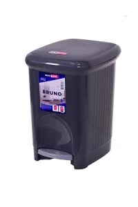 Cos gunoi plastic bruno 16.0 l, cu pedala, black Thumbnail 2