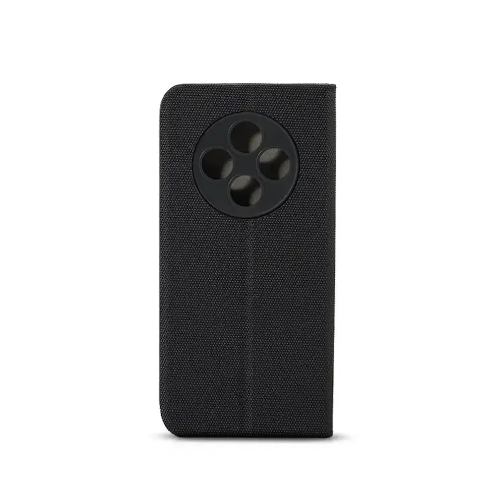 Чехол woo case shell flip nylon для oppo reno 12f/12fs 4g, черный 2
