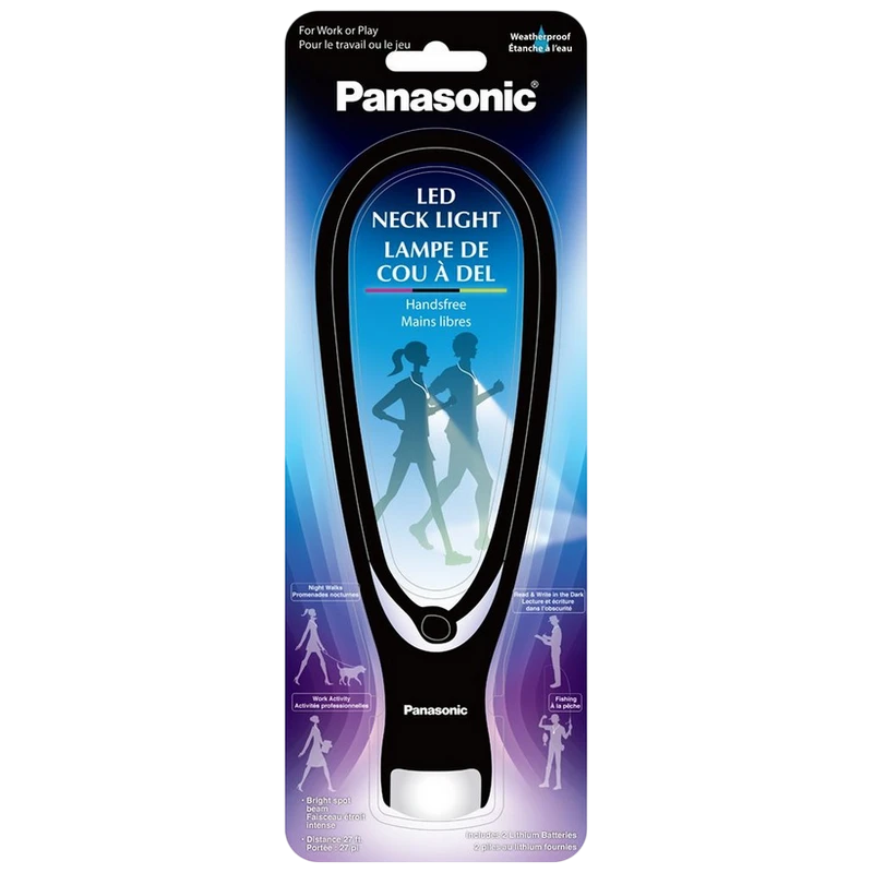 Светодиодный фонарь panasonic led neck light, чёрный 3