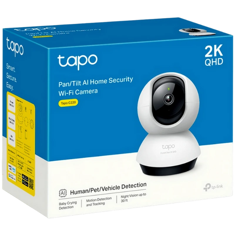 Camera de supraveghere tp-link tapo c220, alb 4