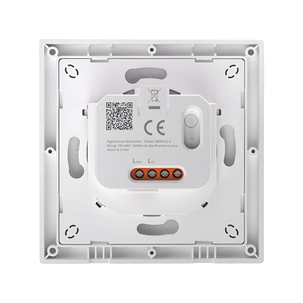 Умный настенный выключатель sonoff zigbee zbminil2-e extreme (без необходимости нейтрали) 3