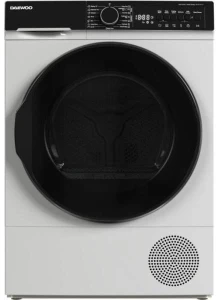 Uscator de rufe daewoo ddr-xv9a/c,  9 kg,  clasa c, control electronic, pompa de caldura, sistem de uscare cu senzor, afisaj led, wi-fi