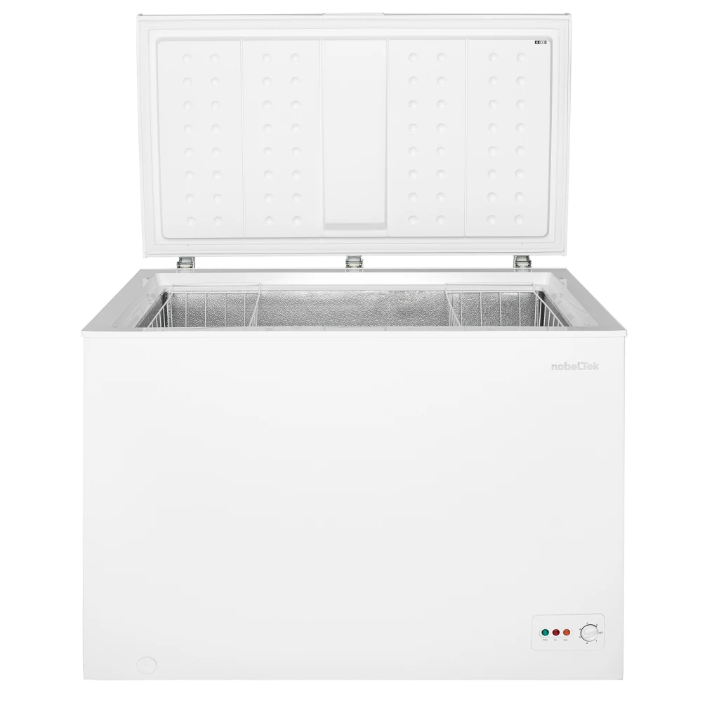 Lada frigorifica nobeltek ncf-295e, 293 l, control mecanic, termostat reglabil, iluminare led, functie conversie frigider-congelator, clasa e 6