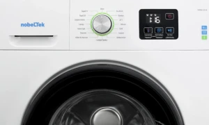 Masina de spalat rufe nobeltek nwm612e-w,  6 kg / 1200rpm, 44cm, clasa e, functie curatare tambur, program scurt: 15 min, 16 program, alb Thumbnail 6